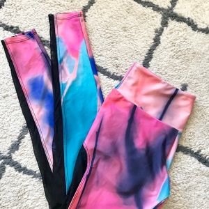 Onesie yoga mesh yoga leggings